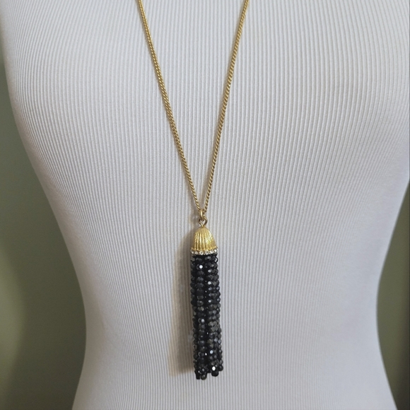 J. Crew Tassel Pendant Necklace - Picture 2 of 6